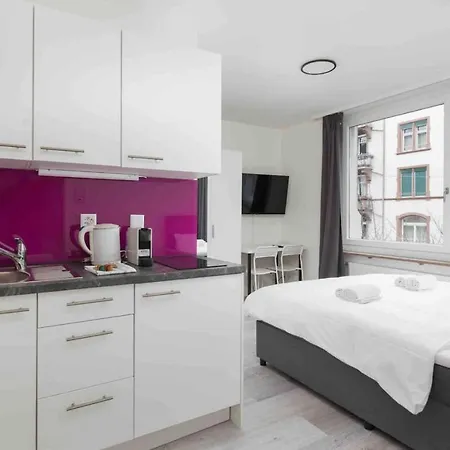 Urban Oasis With Queen Bed And View Be-28 苏黎世